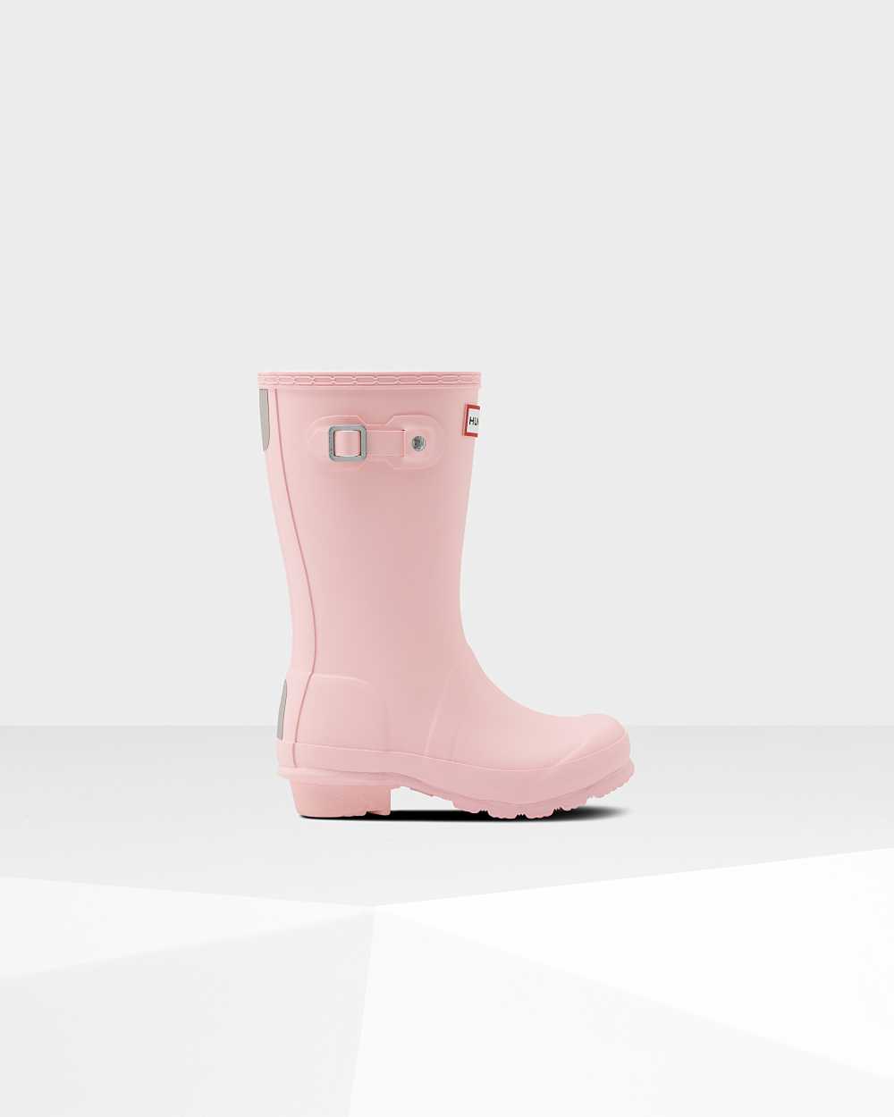 Kids Hunter Original Rain Boots Pink | GKQALB-238